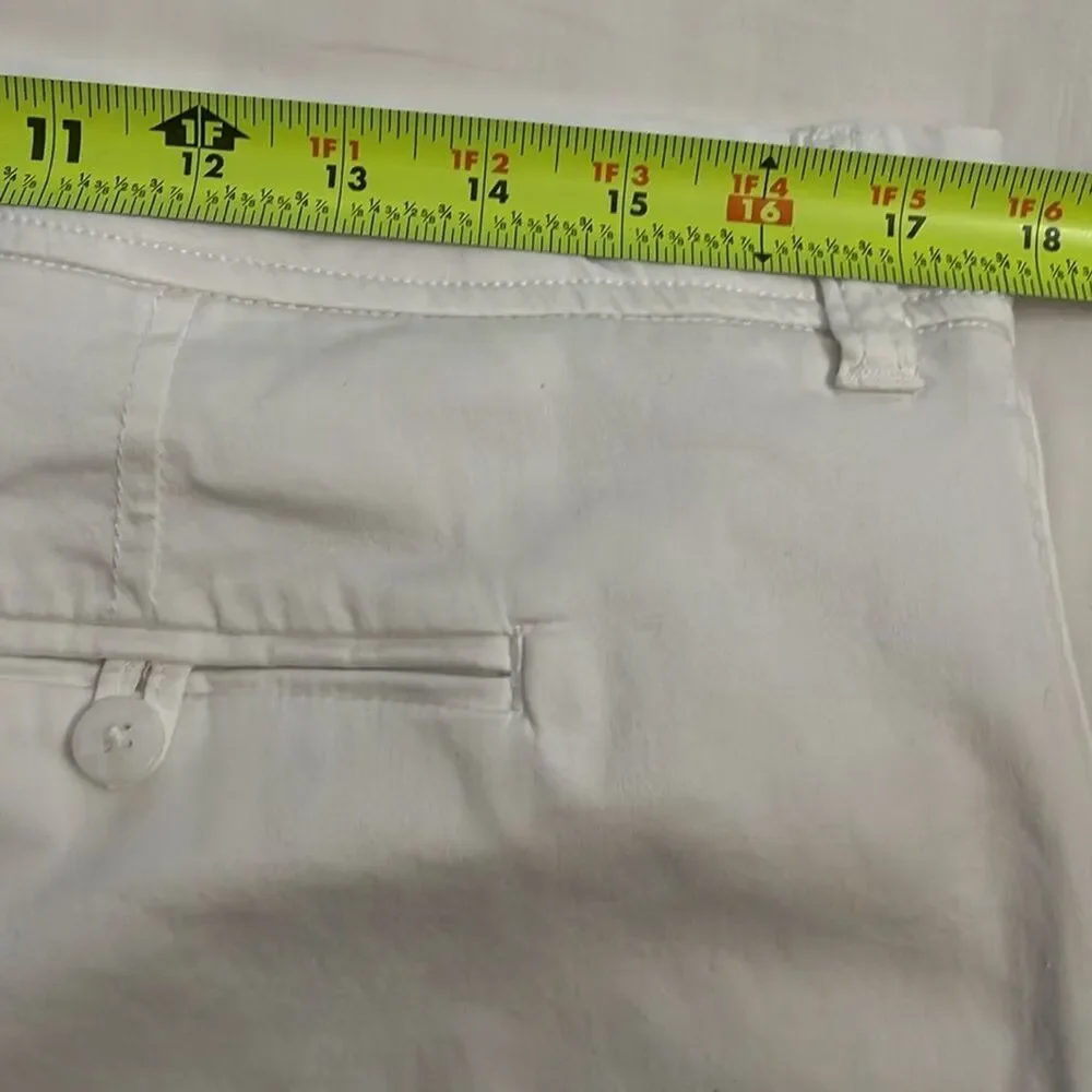 Liverpool Jeans White Johnny Short Womens Size 16 / 33 Stretch XM9068th